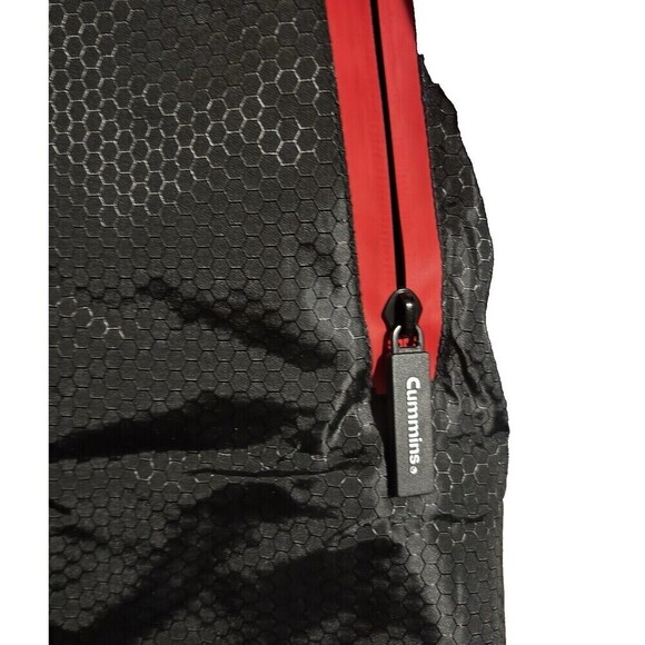 Cummins Black Rain Jacket Lightweight Men's Size 2XL - Picture 8 of 13